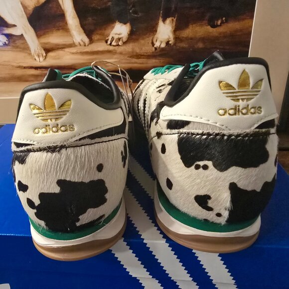 Adidas Originals Women's SL 72 OG Sneakers Cow Print JR1639 Size 8 US NEW - Picture 7 of 14
